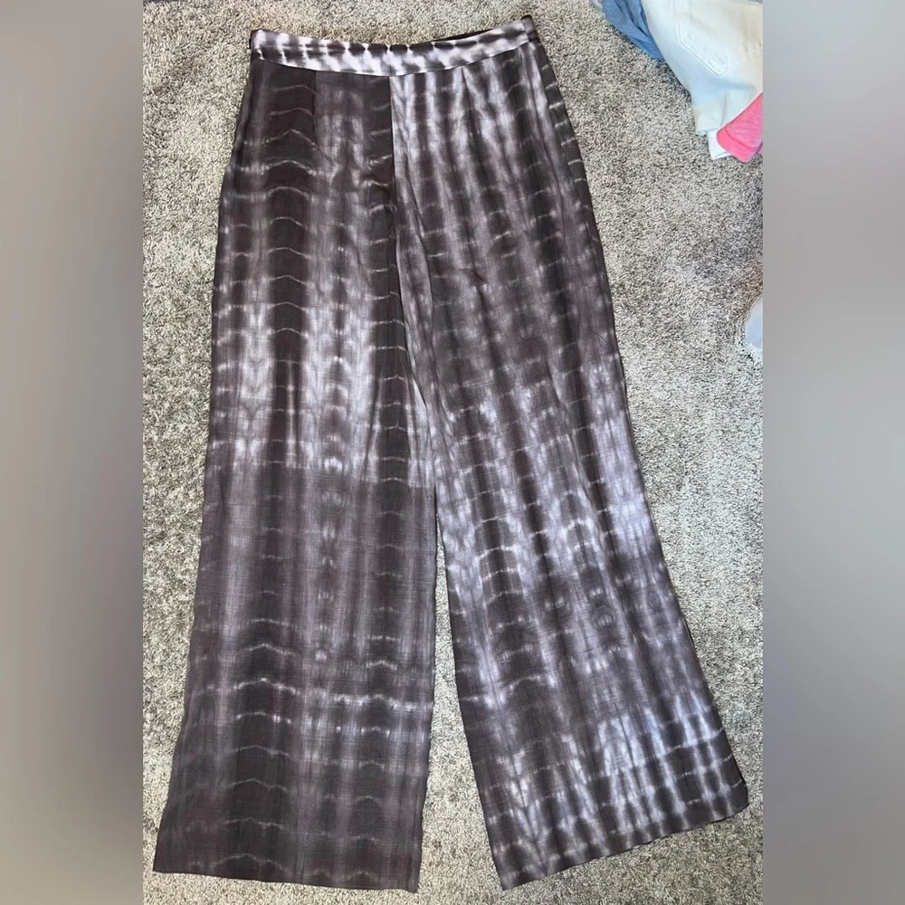 NWT Zara Tie-Dye Wrap Trousers Size Medium